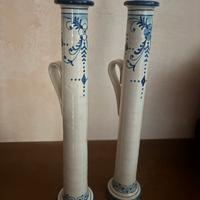 Set di Porta candele maiolica