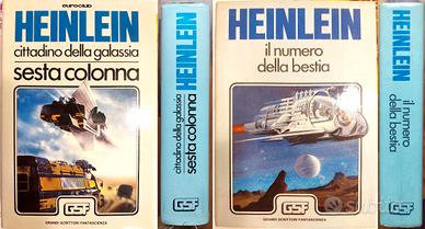 R.A.Heinlein, 3 romanzi fantascienza