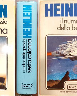 R.A.Heinlein, 3 romanzi fantascienza