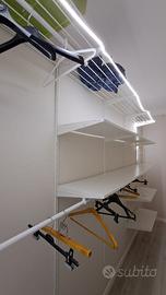 Scaffali ikea per cabina armadio