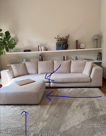 Free - Una elegante poltrona/pouf dal rinomato