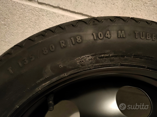 Kit ruotino scorta da 18" con attrezzi