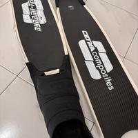 Pinne Carbonio CETMA S-Wing 43/44 Apnea Pesca Sub