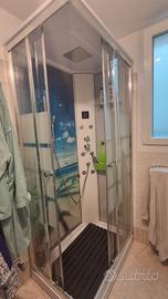 cabina doccia 70x100 con idromassaggio, radio,luci