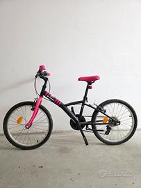 Bici Btwin Mistigirl 320 da 20 pollici - Nero/Rosa