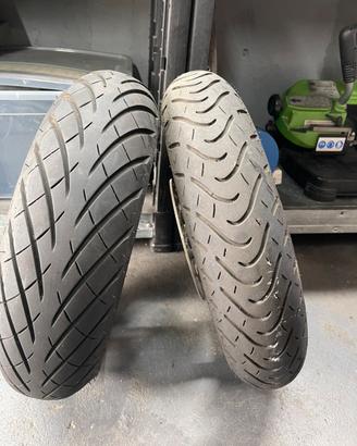 Coppia gomme Metzeler Roadtec gilera runner