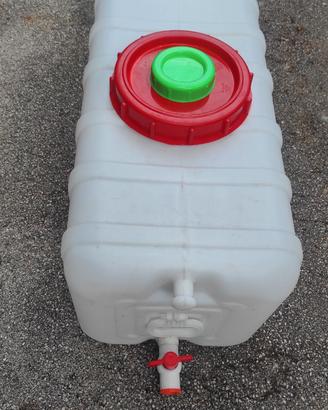 Tanica serbatoio acqua 110 L per auto e camper