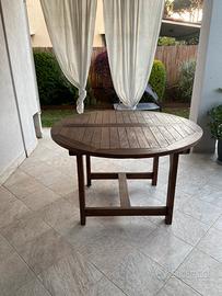 Tavolo in legno teak da giardino