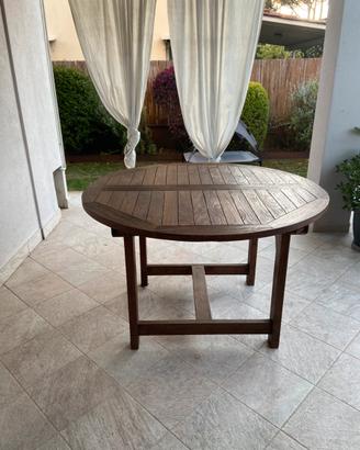 Tavolo in legno teak da giardino