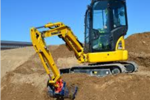 Lavoretti di scavi con scavadore,per campi aree