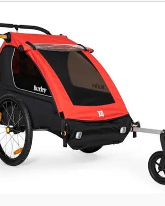 Rimorchio per bici porta bambini BURLEY