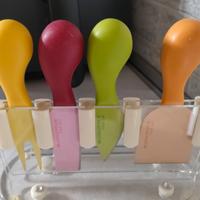 Set 4 coltelliformaggio Brandani completi di t