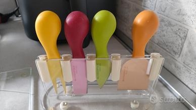 Set 4 coltelliformaggio Brandani completi di t
