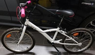 BTwin Bicicletta per Bambina - Bianco/Rosa