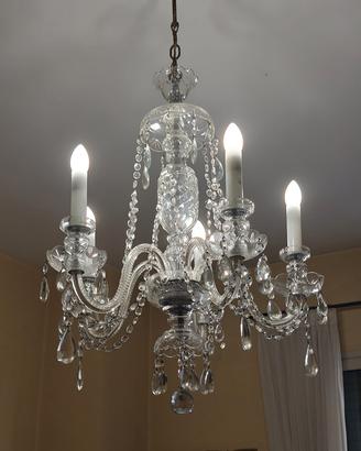 N 2 lampadari in cristallo di Boemia