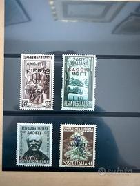 Francobolli soprastampa saggio Trieste A