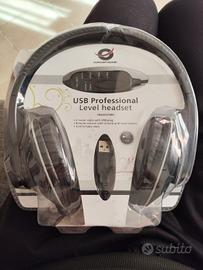 Cuffie USB Professional Level headset