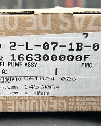 Pompa alta pressione benzina - originale Nissan