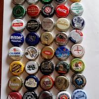 TAPPI A CORONA METALLICI DIVERSI Q.tà164,MIX