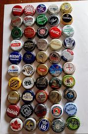 TAPPI A CORONA METALLICI DIVERSI Q.tà164,MIX