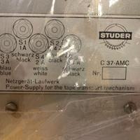 Studer C37 - Alimentatore Registratore