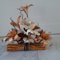 Centrotavola fiori di cocco