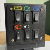 Porta interruttori casse panda fiat 141 1a serie