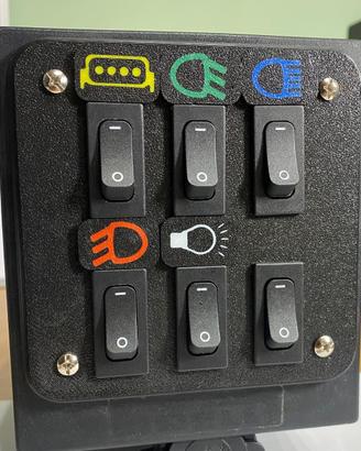 Porta interruttori casse panda fiat 141 1a serie