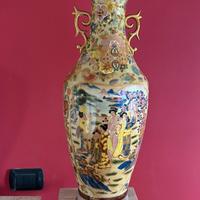 Vaso cinese in porcellana altezza 60 cm