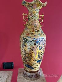 Vaso cinese in porcellana altezza 60 cm