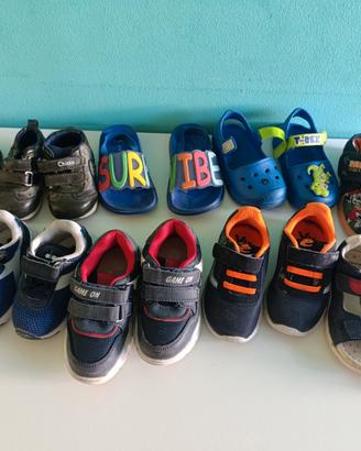 Bambino  scarpe e piumone