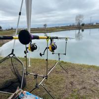 Rod pod inox portacanne carpfishing /pesca a fondo