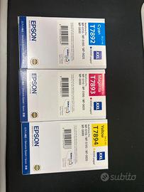 Cartucce ORIGINALI Epson T7892 T7893 T7894