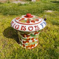 vaso ceramica Fabbri per marrons glacès vintage 