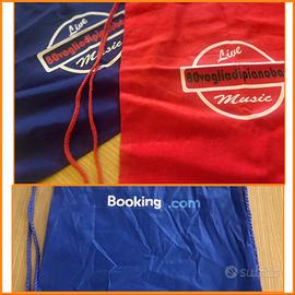 Bustine blu e rosse booking