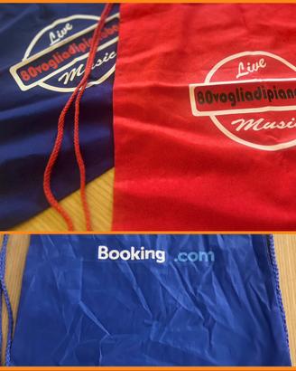 Bustine blu e rosse booking