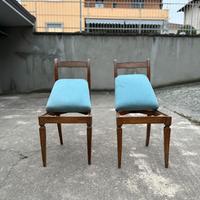 Coppia di sedie d'epoca