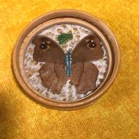 set di sottobicchieri in bambù e decoupage