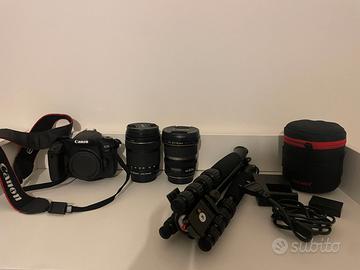 Canon EOS 77D + 18-135 + 10-22 + cavalletto SIRUI