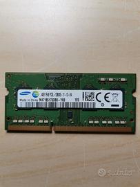 4 Gb RAM DDR3L sodimm 1600mhz 