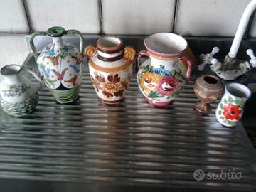 Stock 13 vasetti in ceramica   pecorella