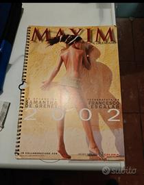 Calendario Maxim 2002 Samantha de Grenet