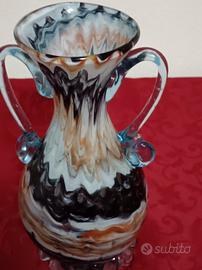 vaso in vetro di Murano Franco Moretti 
