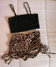 Completo estivo SHEIN leopardato