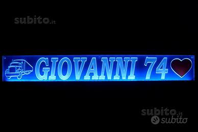 Targa led camion personalizzabile