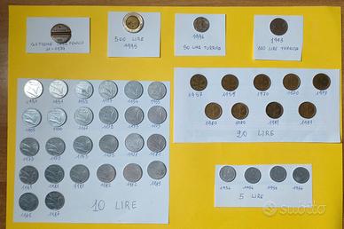 Lotto Monete Lire Annate interessanti