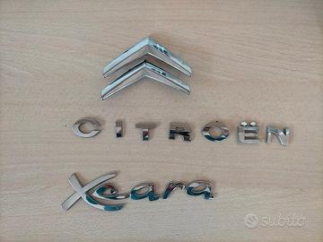 Scritta + Logo portellone posteriore Citroen Xsara