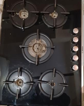 Piano cottura vetro ceramica BOSCH 5 fuochi