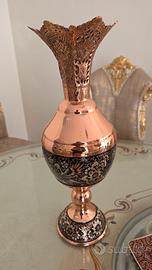 Vaso decorativo in rame artigianale