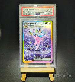 Carta Pokemon Espeon Ex 155 Pre PSA 8.5 Ita